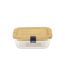 Lunch Box Verre & Bambou Repas 32cl Transparent-1