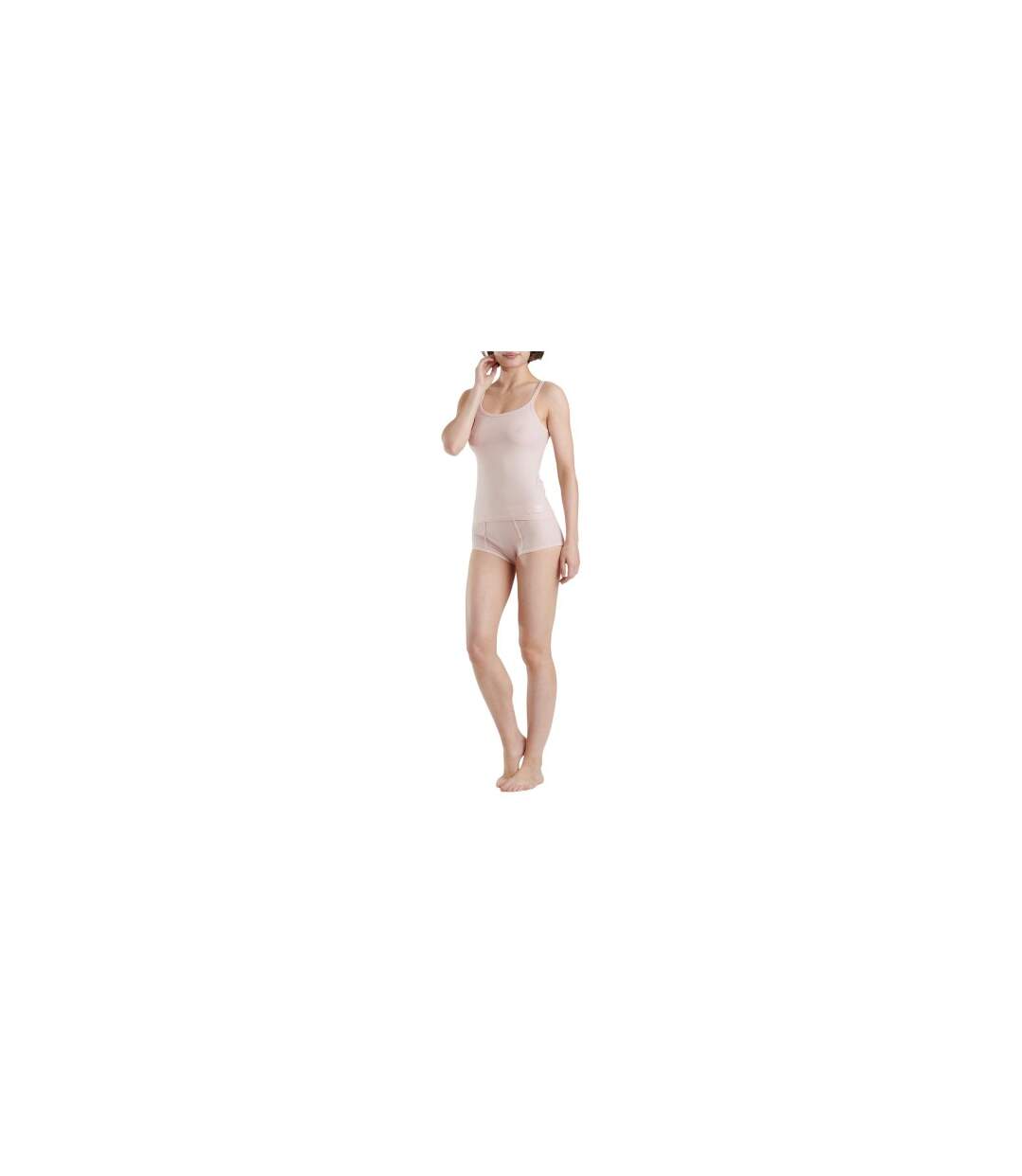 Womens/ladies Ribbed Camisole Peach Whip Adidas-1