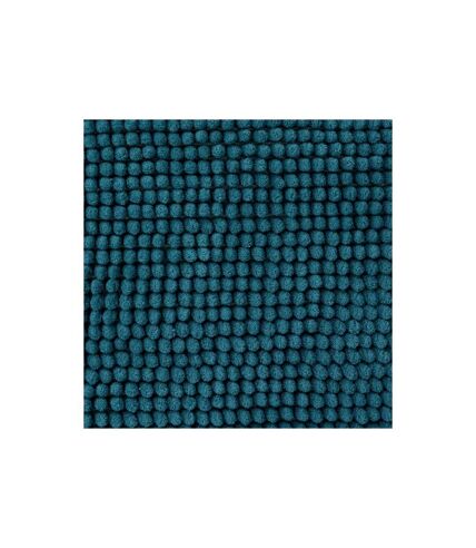 Tapis de Salle de Bain Chenille 50x80cm Bleu Pétrole