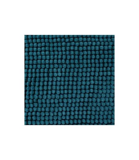 Tapis de Salle de Bain Chenille 50x80cm Bleu Pétrole