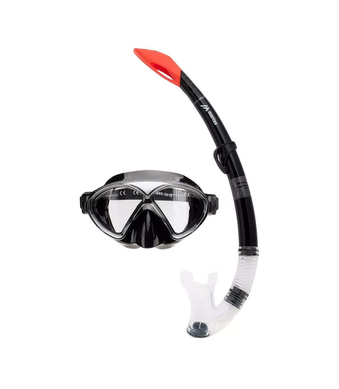 Set De Plongée Ramil Enfant Noir Gris Transparent Martes-1