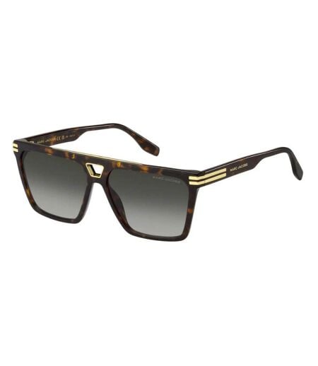 Lunettes De Soleil Motif/style Monture Carrée Homme Taille Unique Marron Sombre Marc Jacob