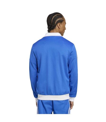 Mens Adicolor Classics Embroidered Slim Track Top Blue White Adidas