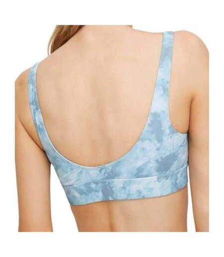 Haut De Maillot De Bain Motif/style Tie-dye Femme Bleu Calvin Klein