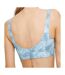 Haut De Maillot De Bain Motif/style Tie-dye Femme Bleu Calvin Klein-3