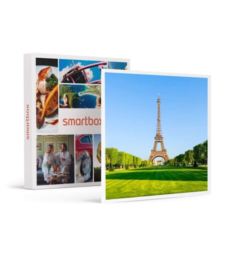 Accès au sommet de la tour Eiffel avec billet coupe-file et audio-guide pour 1 adulte et 1 enfant - SMARTBOX - Coffret Cadeau Sport & Aventure