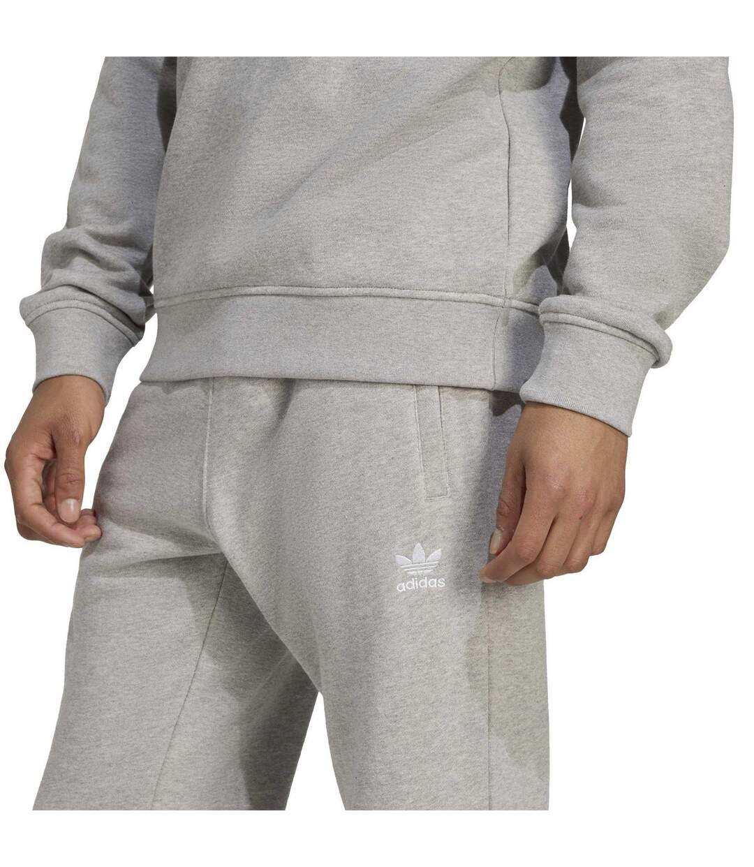 Pantalon De Jogging Trefoil Essentials Homme Gris Moyen Adidas-4
