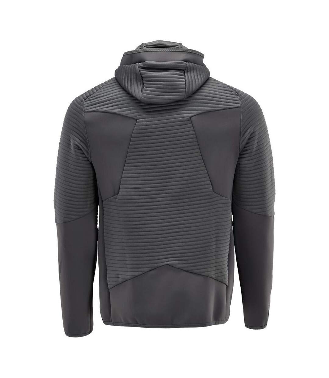 Mens Customised Hooded Fleece Jacket Stone Grey Mascot-2