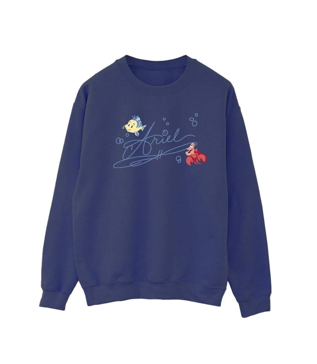 Disney Sweatshirt Ariel The Little Mermaid Femme/Ladies (Bleu marine) - UTBI23429-1