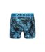 Pack of 3  Mens grimsby boxer shorts  blue/grey/black Crosshatch