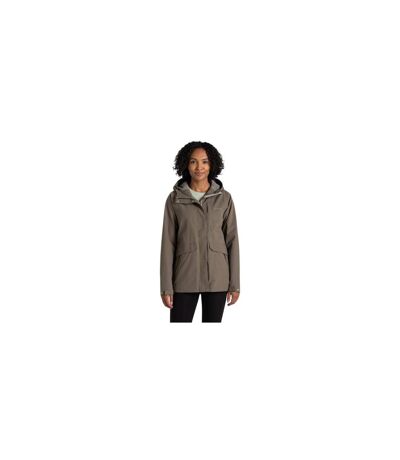 Veste Imperméable Caldbeck Ll Femme Marron Gris Craghoppers