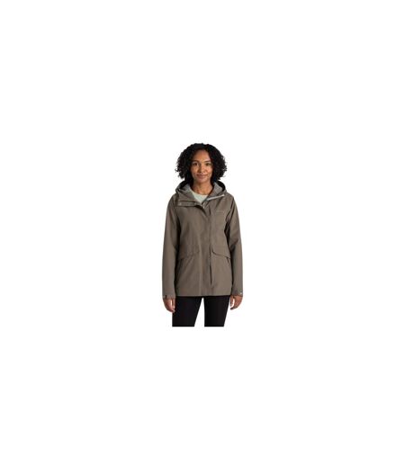 Veste Imperméable Caldbeck Ll Femme Marron Gris Craghoppers
