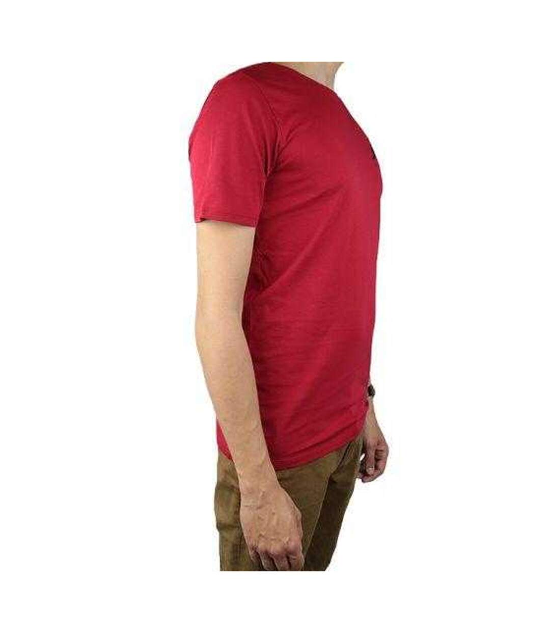 T-shirt Manches Courtes Motif/style Logo Brodé Homme Rouge Nike-4