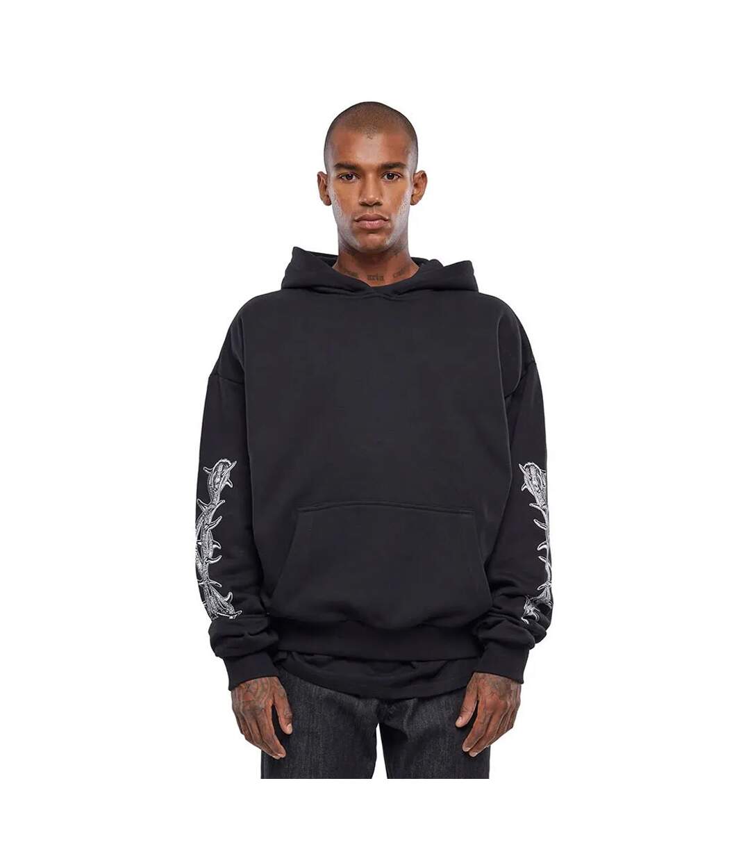 Sweat À Capuche God Loyalty Love Homme Noir Mister Tee-4