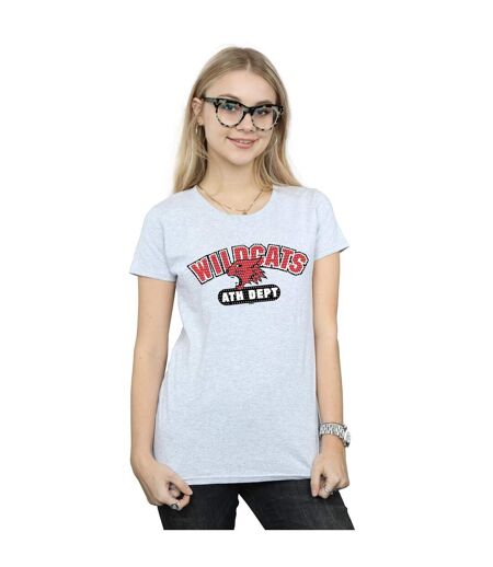 Disney T-shirt en coton High School Musical The Musical Wildcats Athletic Womens/Ladies (Gris sportif) - UTBI24355