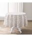 Nappe Imprimé Métallisé Eclipse 180cm Blanc-1