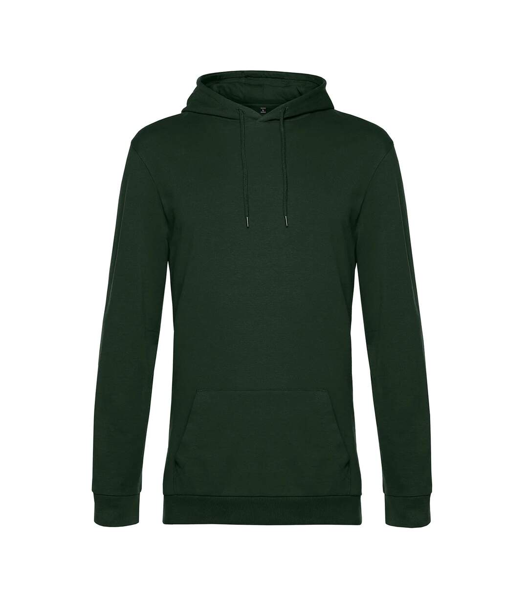 Sweat À Capuche Motif/style Uni Homme Vert Forêt B&C-1