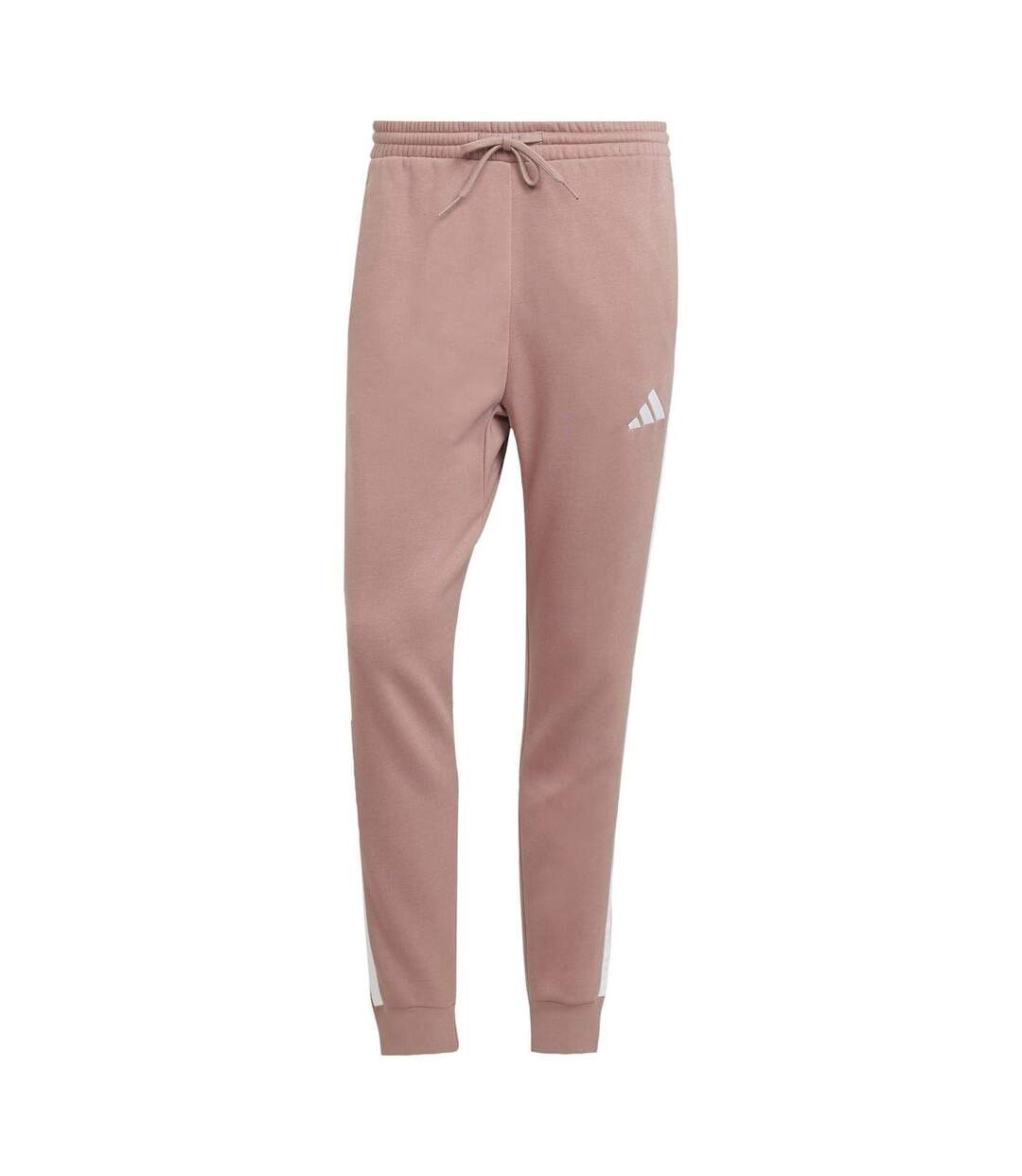 Mens Essentials Stripe Tapered Joggers Olive Strata Adidas-3