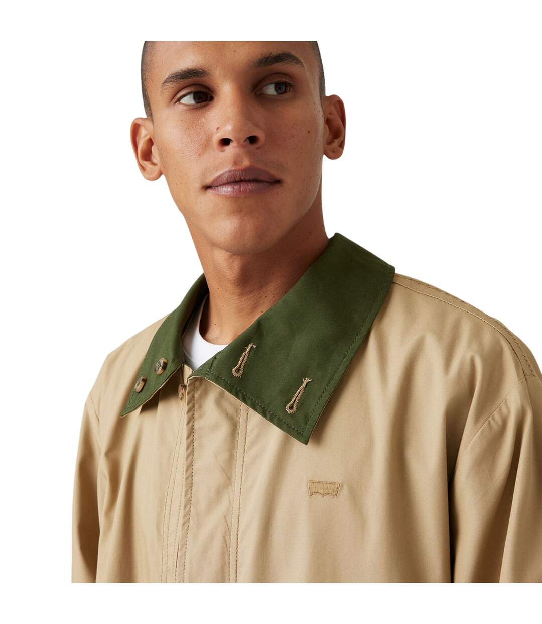Mens Rex Colour Block Regular Jacket Gold Blue Green Print Levis-4
