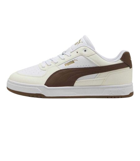 Mens Caven 2.0 Logo Trainers Brown Gum Puma