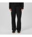 Womens/ladies Wide Leg Trousers Black 4th & Reckless-3