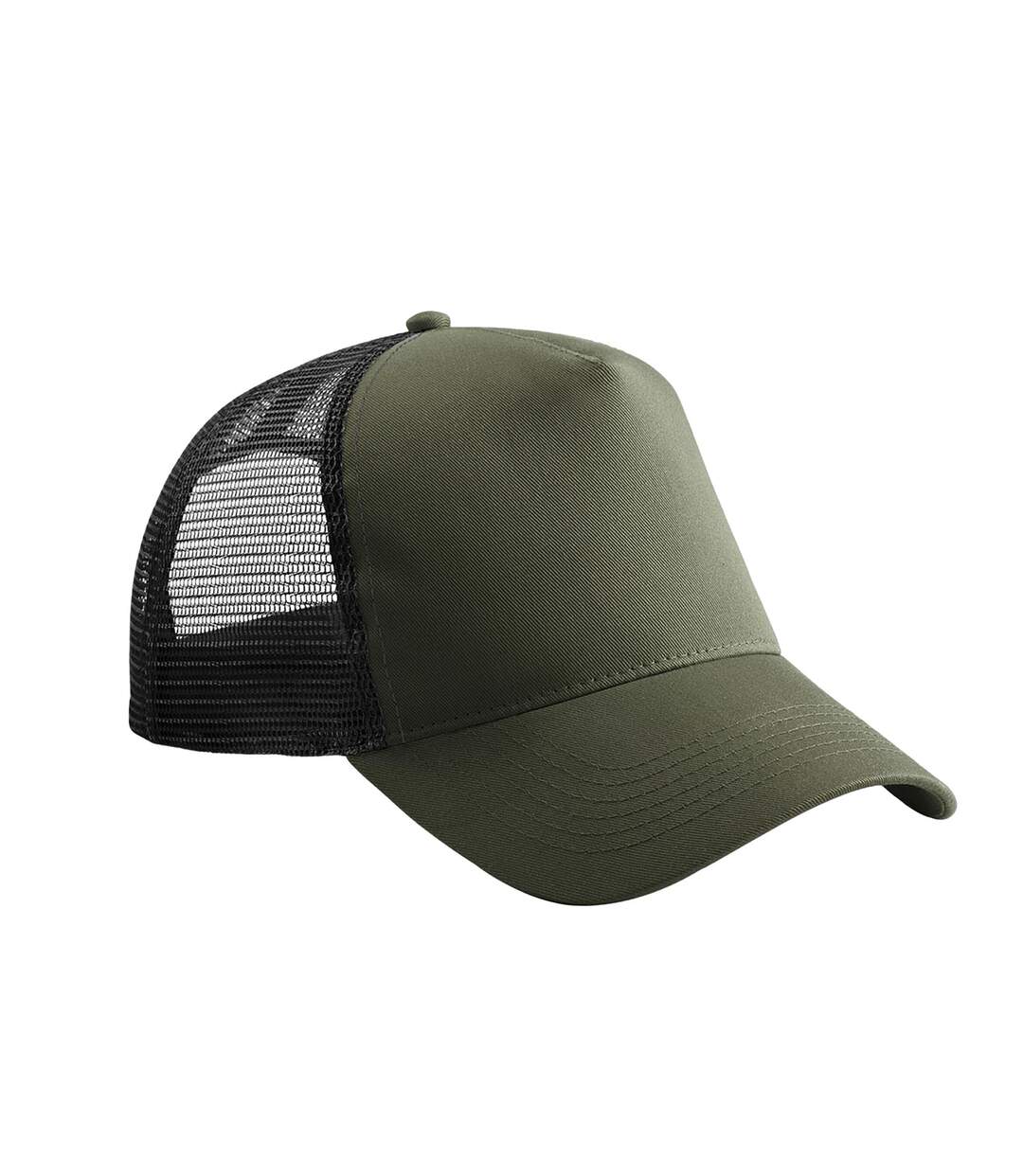 Casquette Trucker Adulte Vert Sombre Noir Beechfield-1