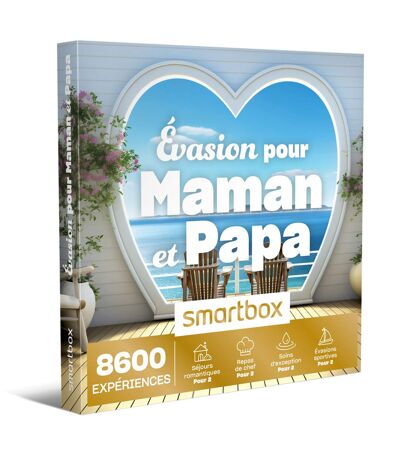 Évasion pour maman et papa - SMARTBOX - Coffret Cadeau Multi-thèmes