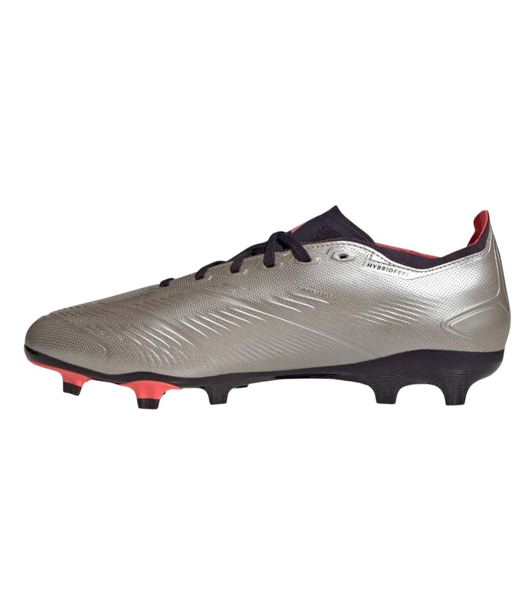 Chaussures De Foot Pour Terrain Ferme Predator League Homme Gris Rouge Adidas-3