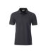 Mens basic polo graphite grey James and Nicholson-1