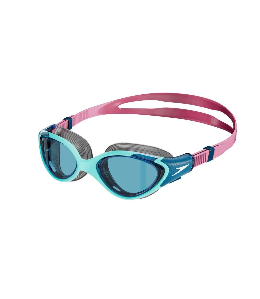 Womens/ladies biofuse 2.0 swimming goggles blue/pink Speedo-1