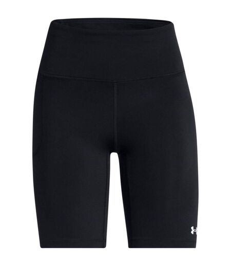 Womens/ladies Motion Performance High Waist Shorts Black Under Armour