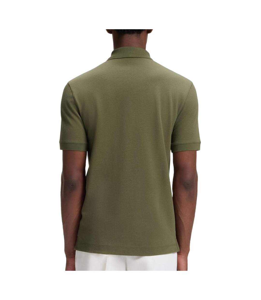 Polo kaki/marron homme hugo boss pallas-2