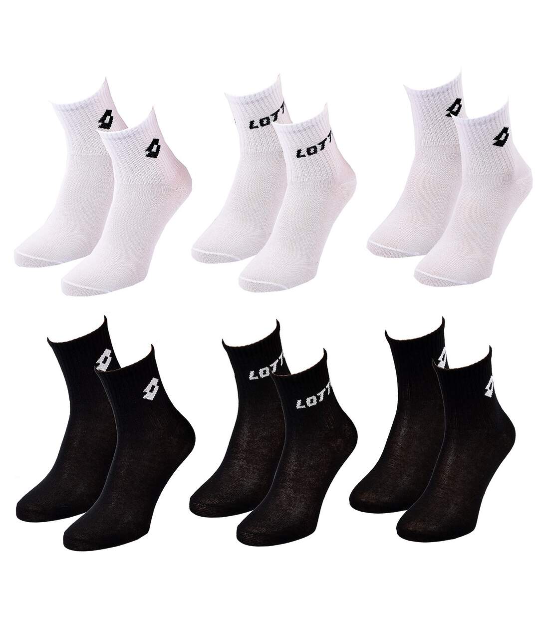 Chaussettes Femme LOTTO Pack de 6 paires QUARTER 1714-2