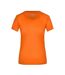 T-shirt Active Femme Orange James And Nicholson-1