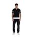 T-shirt Manches Courtes Homme Noir SikSilk-4