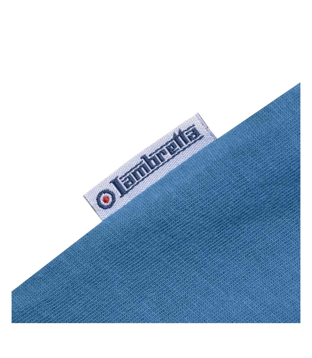 T-shirt Motif Trottinette Homme Bleu Foncé Lambretta-3