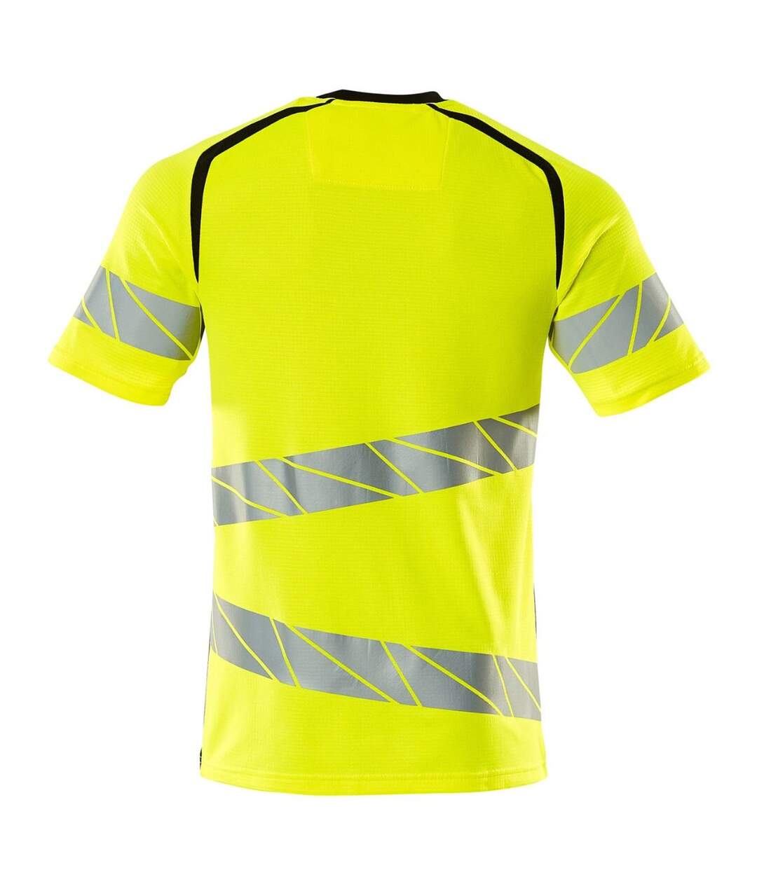 T-shirt Accelerate Safe Homme Jaune Fluo Noir Mascot-2