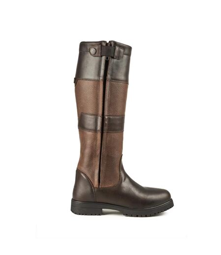 Womens/ladies Bella Ii Nubuck Country Boots Brown Moretta