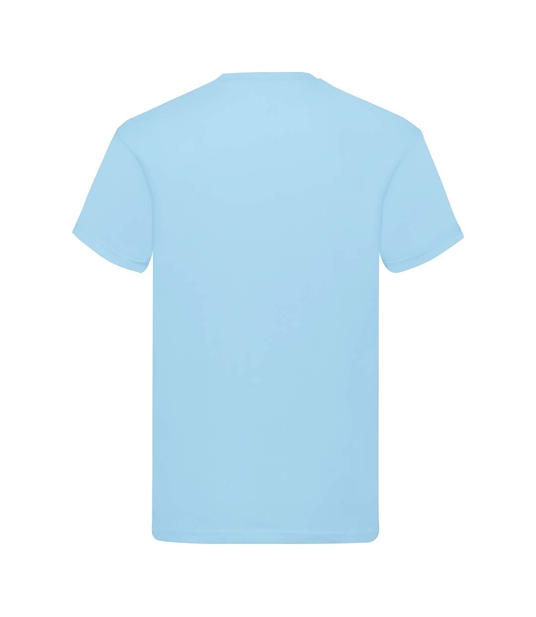 T-shirt manches courtes homme bleu ciel Fruit of the Loom-2