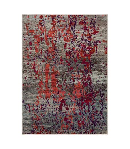 Tapis salon et chambre tissé motif abstrait GRANDAZ