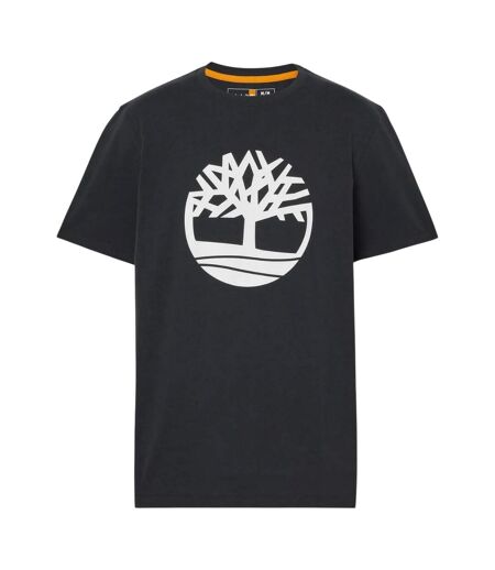 Mens Northwood Tree Logo Short-sleeved T-shirt Black Timberland