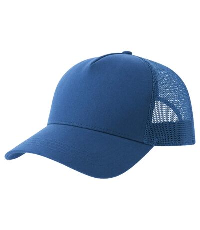 Rapper 5 Panel Cotton Sustainable Trucker Cap Royal Blue Atlantis