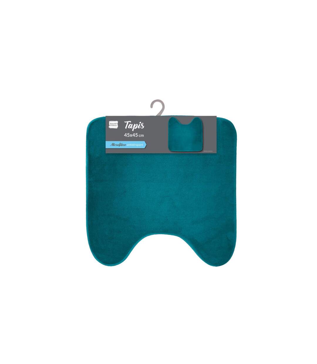 Tapis Contour WC Vitamine II 45x45cm Bleu Émeraude-5