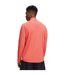Mens Tech Textured Half Zip Top Venom Red Black Under Armour-2