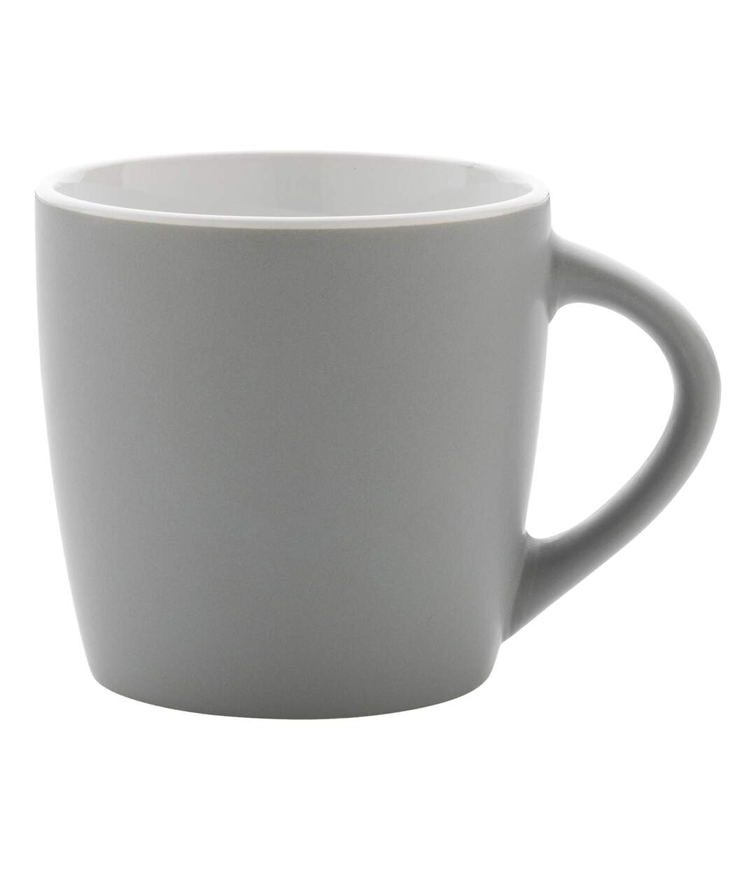 Inner two tone ceramic 300ml mug one size grey XD Collection-3