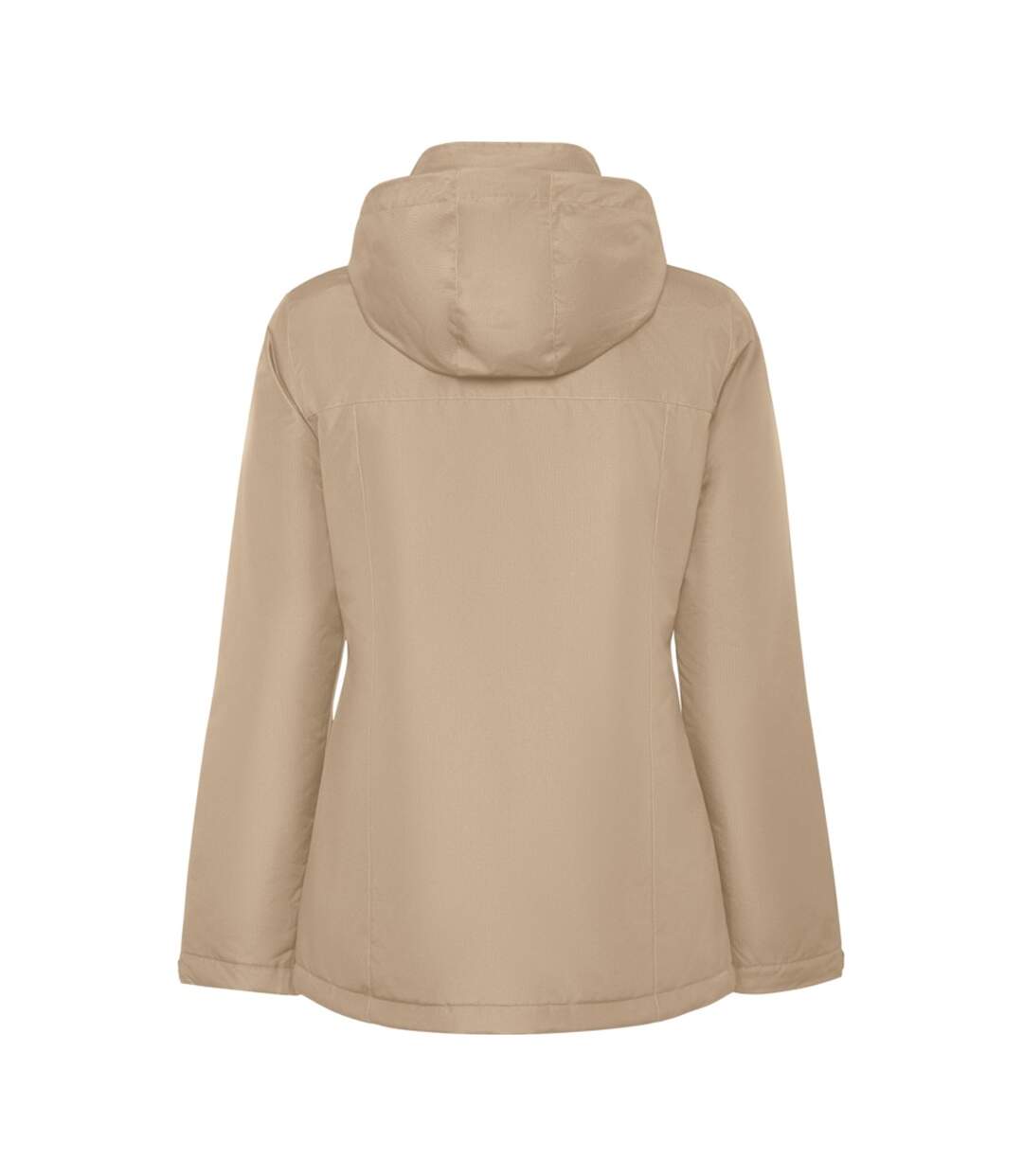 Womens/ladies america padded parka dark sand Roly-2