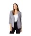 Womens/ladies longline clean edge ruched blazer charcoal Dorothy Perkins