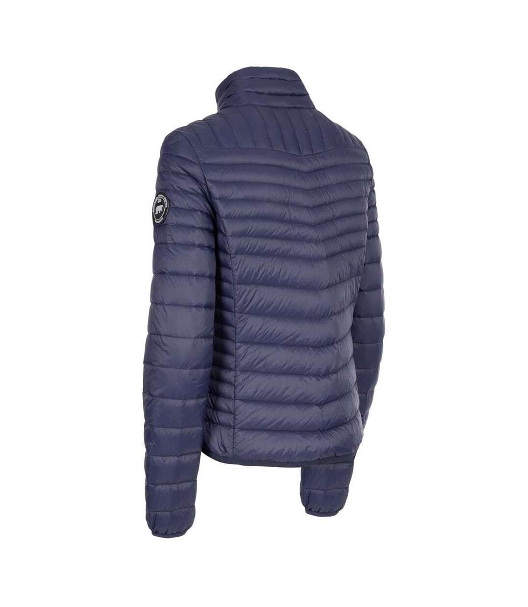 Womens/ladies Nicolina Lightweight Down Jacket Navy Trespass-2