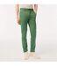 Mens Organic Cotton Slim Chinos Green Lacoste-2