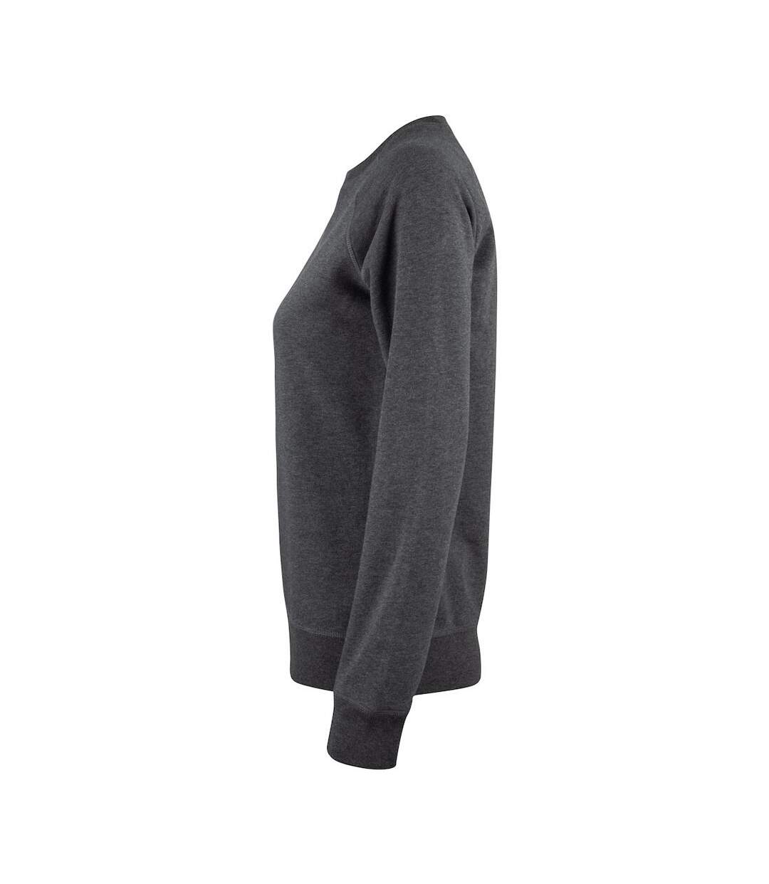 Sweat Premium Femme Anthracite Chiné Clique-3